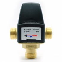 Термостатический трехходовой клапан TIM 1.6kVs - 3/4" 35-60гр
