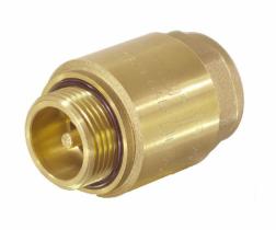 Обратный клапан с металлическим штоком TIM - 1 1/4" гайка / штуцер для скваженных насосов [усиленный]
